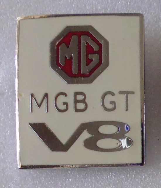 MG MGB GT V8 Enamel Pin BADGE Motor CAR MOTORING