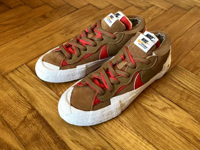 Nike Blazer Low Sacai British Tan EU 39 US 6.5  -  Originali