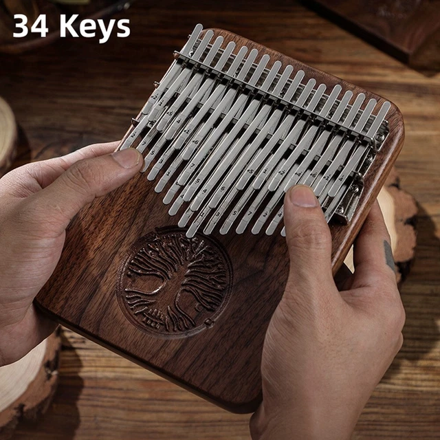 Instruments de musique Kalimba 21 touches Kalimba 34 tons pour enregistrement de