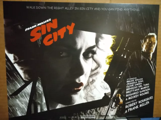 Lobby Card 2005 SIN CITY Brittany Murphy great CU Frank Miller sci-fi film noir