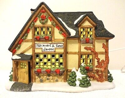 Santa's Workbench PARCHMENT & PAPER SHOPPE Christmas Village HOUSE Victorian BOX
