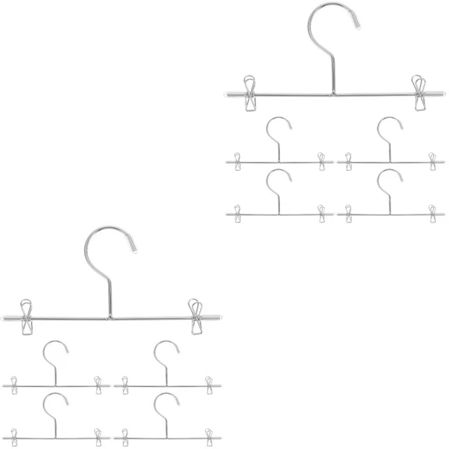 10 Pcs Dress Clothing Rack Clothes Hanger Doll Hangers for Dolls Decor Kids