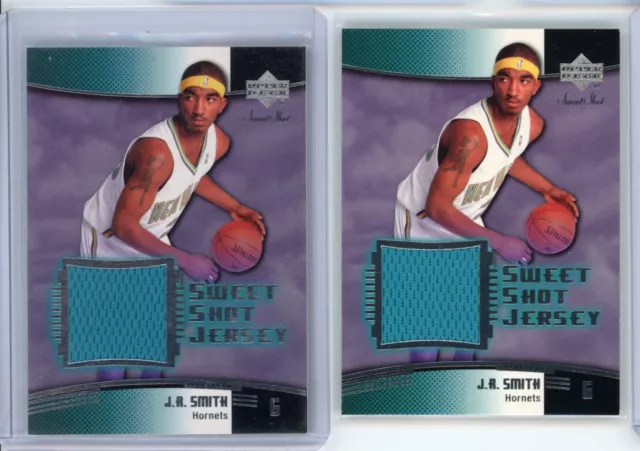 2004 Upper Deck J.R Smith Sweet Shot Jersey Rookie Patch Lot of 2