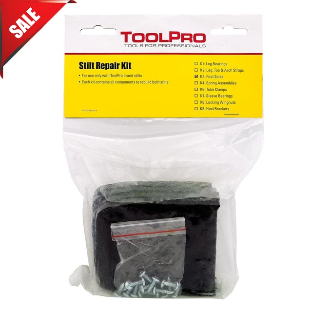 Soles Kit for Adjustable Drywall Stilts Load Up to 225 lbs