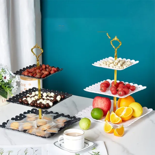 Supporto snack stampo torta piatto 1 pz accessori 5/19 5/24 cupcakes tristrato