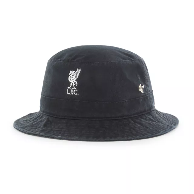 Liverpool FC Bucket Hat Lfc Noir Pêcheur Chapeau de Pêcheur Bonnet 191119253897