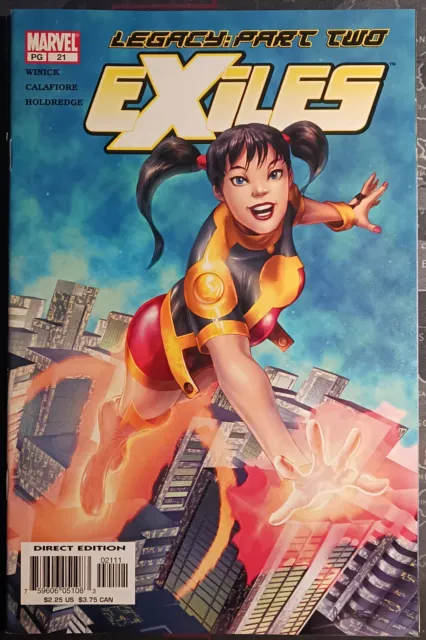 Marvel Comics EXILES Vol 1 #21 (2003) VF+