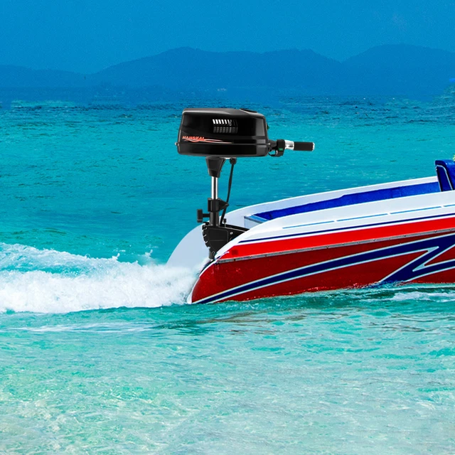HANGKAI Outboard Brushless Motor Electric Fishing Boat Propeller Engine 800w USA