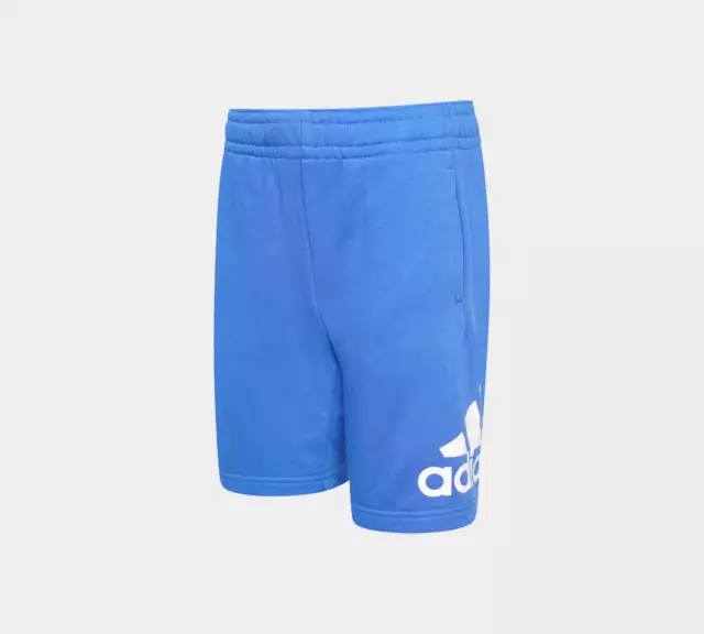 Kids Adidas Training Workout Sport Gym Shorts with Pockets Blue - Small