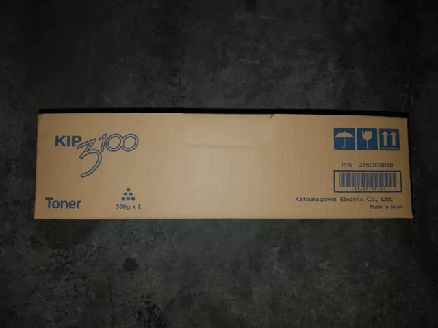 Genuine Kip Z160970010 Black Toner Cartridge 2/Box 3100 BNIB