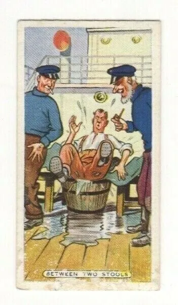 Cigarette Card 1936. sailors on deck