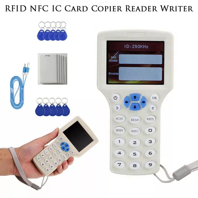 Writer Duplicator Frequency Programmer RFID NFC ID/IC Card Copier Reader 125KHz