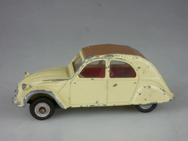 2CV Dinky Toys Ancienne - Meccano - Peinture D'origine - 1960 - Occasion