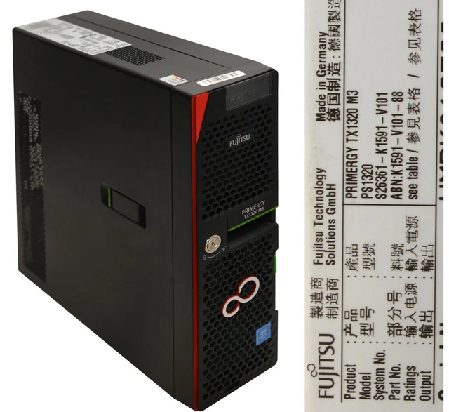 富士通 省スペース型サーバー Primergy TX1320 M3 難あり特価！ 楽天市場】富士通 PRIMERGY TX1320 M3 (PYT1323T2S) Pentium G4560 3.5