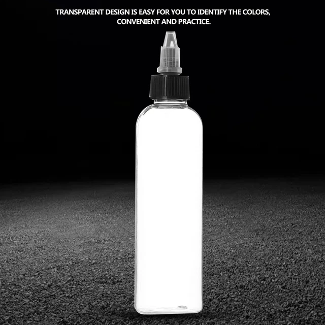 120ml Bottle Of Tattoo Ink Professional Clear Plastic Tattoo Ink Liquid Pigment