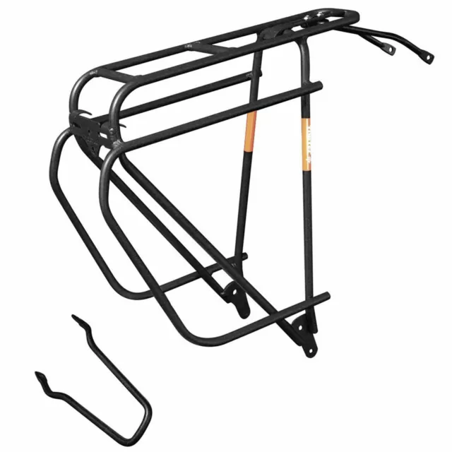 Tortec Epic Alloy Bike/Cycle/Cycling Pannier Bag Luggage/Cargo Rack - Black