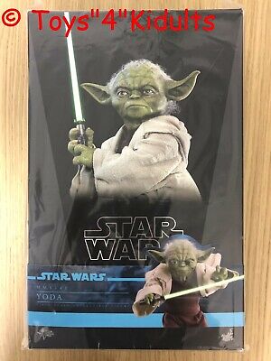 🔥 Hot Toys MMS 495 Star Wars Episode II Attack of the Clones Yoda Figure NEW