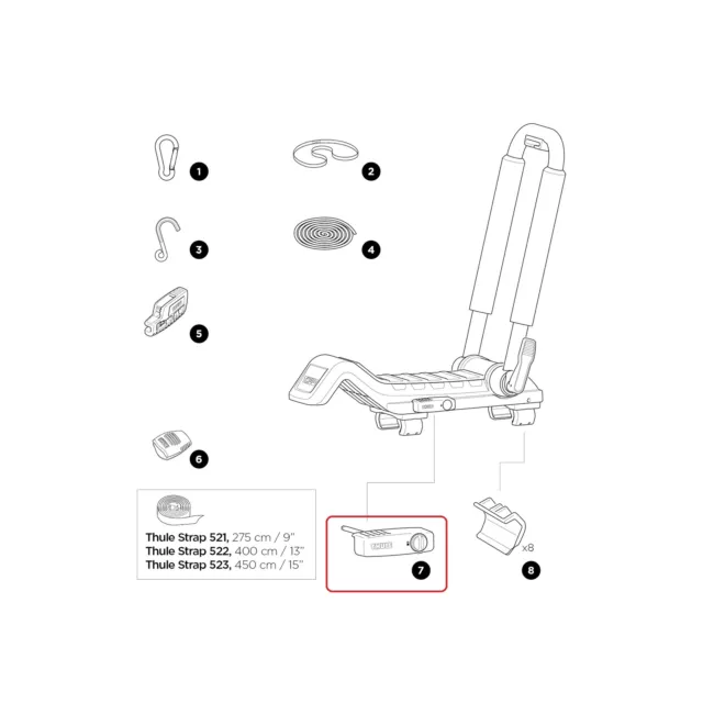 Thule Tool with Lock Plug per Hull-a-Port XT 52963