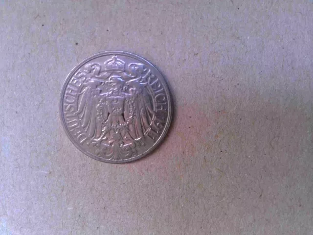 Münze: 25 Pfennig Stück 1911,  A,  Deutsches Reich, Reichsadler 2