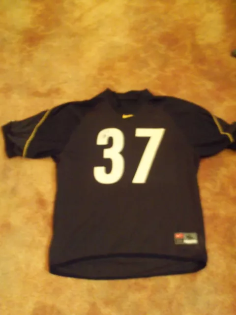 Carnell Lake, Pgh Steelers, Signed Black Nike Practice Jersey, Not Worn