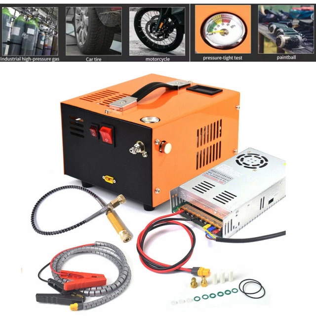300W Elektrischer PCP-Kompressor 12V Hochdruck Luftkompressor Hochdruckpumpe