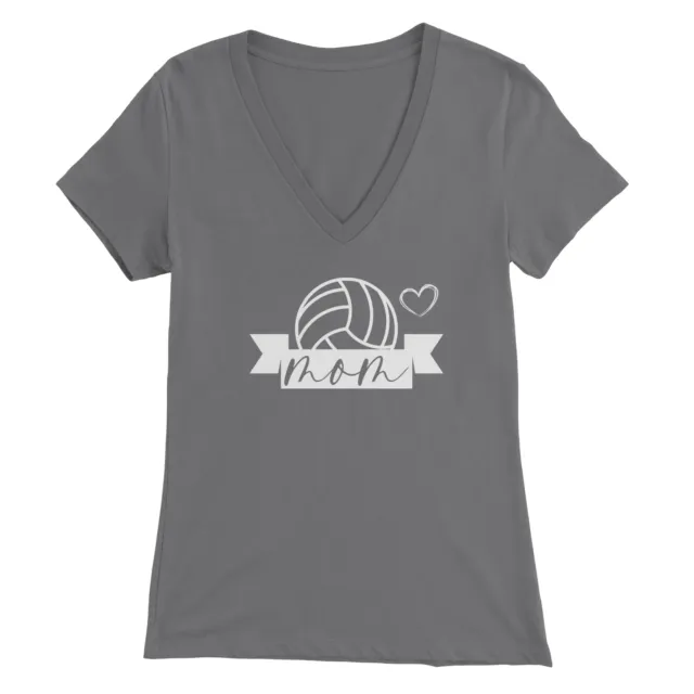 I'M A Volleyball Mom Mothers Day Family Gift Ladies' V-Neck Tshirt