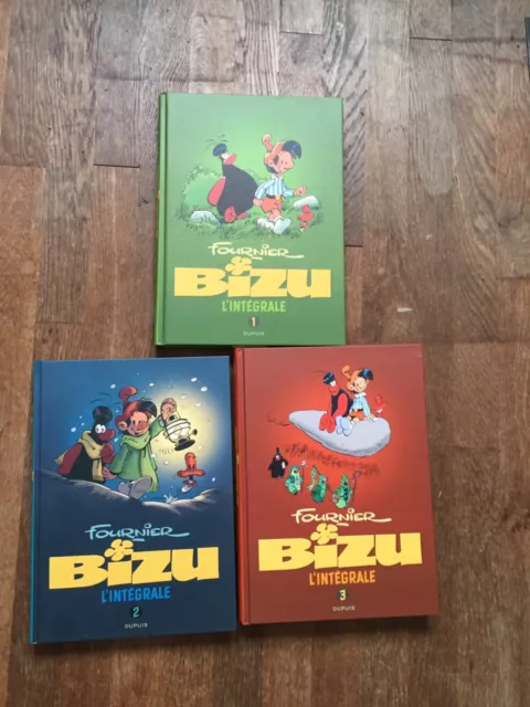 ALBUM BD FOURNIER BIZU les 3 integrales en eo dupuis 3