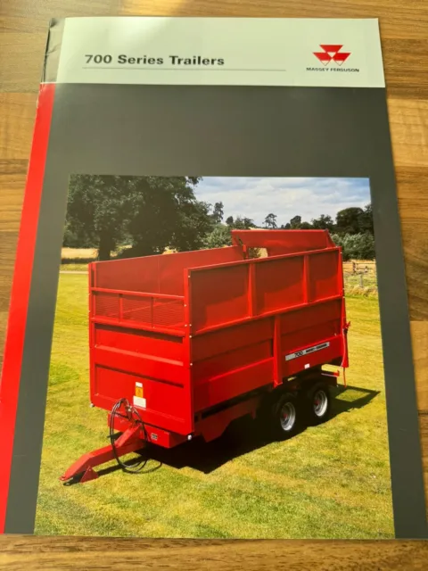 Original Massey Ferguson 700 Series Trailer Product Brochure - 1991