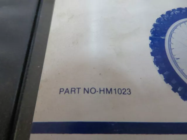 Honda Used Factory Shop Manual XR200R 1981-1983 HM1023 2