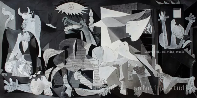 Prints+handpaint painting Pablo Picasso Guernica,1937 for home wall art Decor