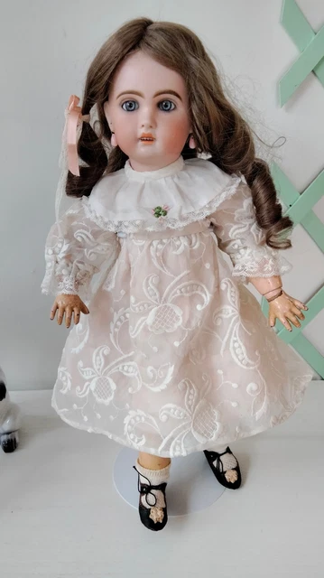TRÈS RARE PETITE POUPÉE JUMEAU BOUCHE FERMÉE 40cm