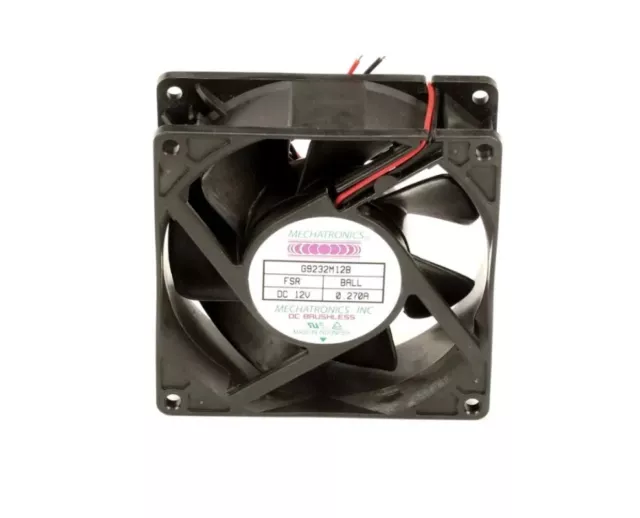 Glastender G9232M12B Axial Fan 12VDC 2 Zones, Mechatronics