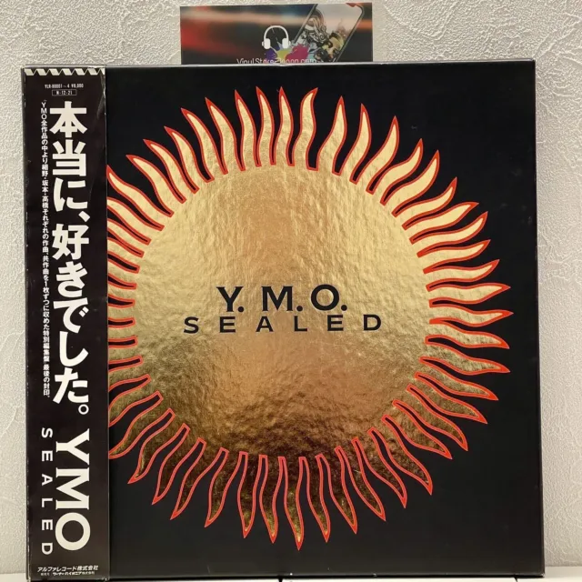 COFANETTO giapponese limitato da 4 LP con OBI Yellow Magic Orchestra / YMO...