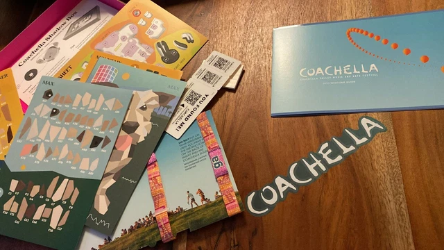 Braccialetto Coachella 2023 weekend 1 biglietto braccialetto festival 3