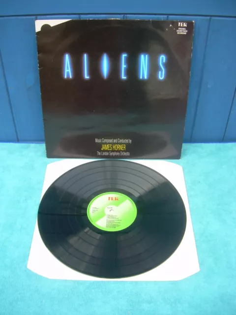 James Horner Aliens Original Soundtrack Vinyl LP 1986 Play Tested Very Good