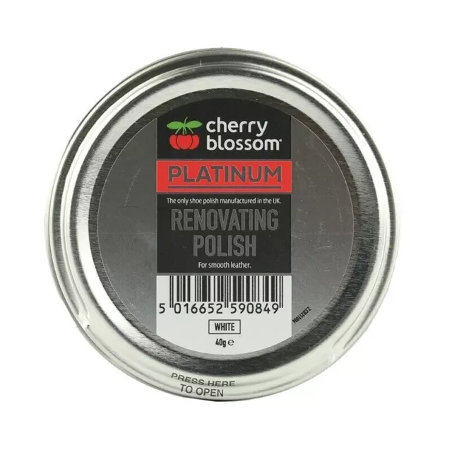 Cherry Blossom Premium Renovating Shoe Polish 40ml Smooth Leather Boot Polish