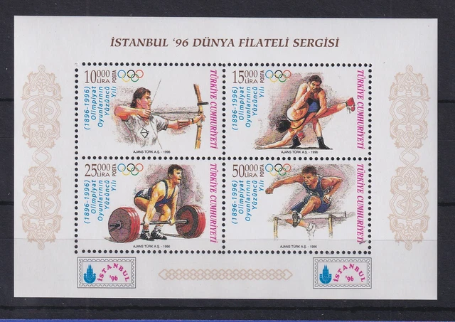 Türkei 1996 100 Jahre Olympische Spiele Mi.-Nr. 31 postfrisch**