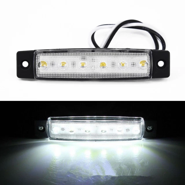 Voiture Clignotant Remorque Camion Bateau Rv LED Lampe Blanc Feux Arrières