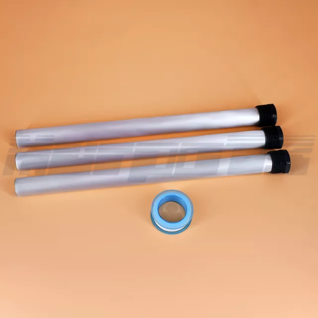 Suburban Caravan Hot Water Service Anodes Anode Rods X 3 Pack w/ Thread Tap