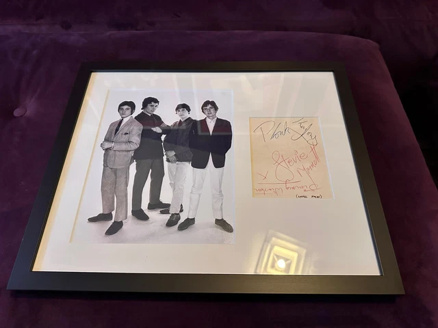 PSYCH / MOD / The Small Faces: Fully Signed 1966 Jimmy Winston Line-Up ...