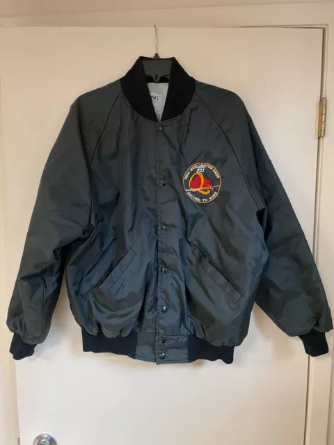 Vintage Burlington Northern Railroad Jacket, Burlington Shop