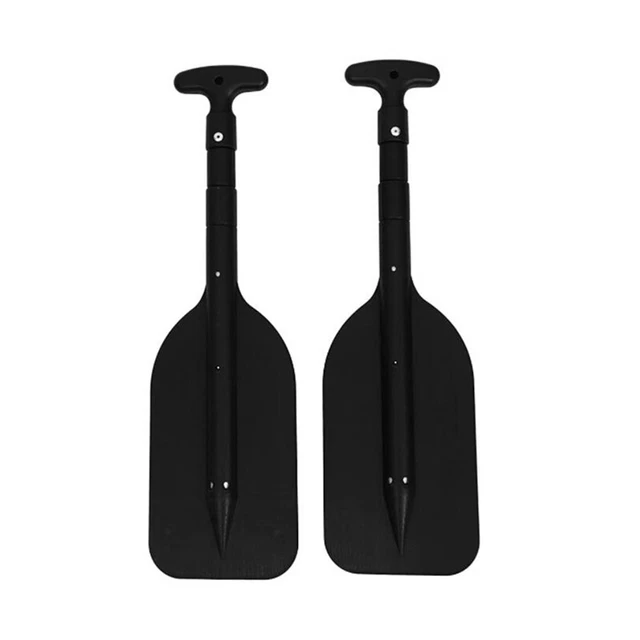 2 PièCes Pagaies TéLescopiques en Plastique Bateau Pagaie Rame Pliable pour KaT3