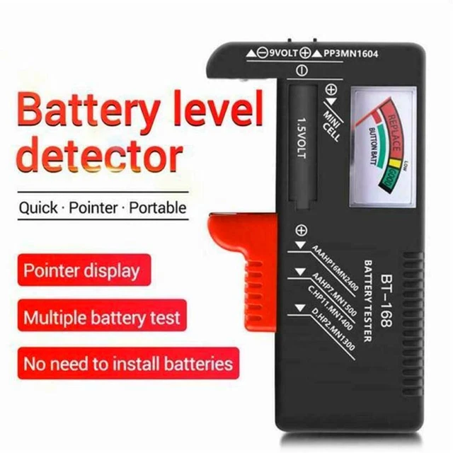 Portable Battery Tester Volt Checker Diagnostic Tool - Optimized for
