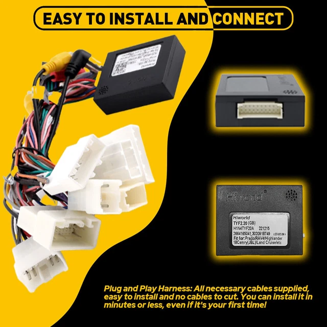 Toyota Sienna Power Cable JBL Harness For Toyota Cars With JBL AMP - Foto 6