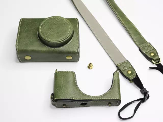 Leather Camera Protect Case For Ricoh GRIII GRII GR3 GR2 GRIIIX GR3X With Strap 10