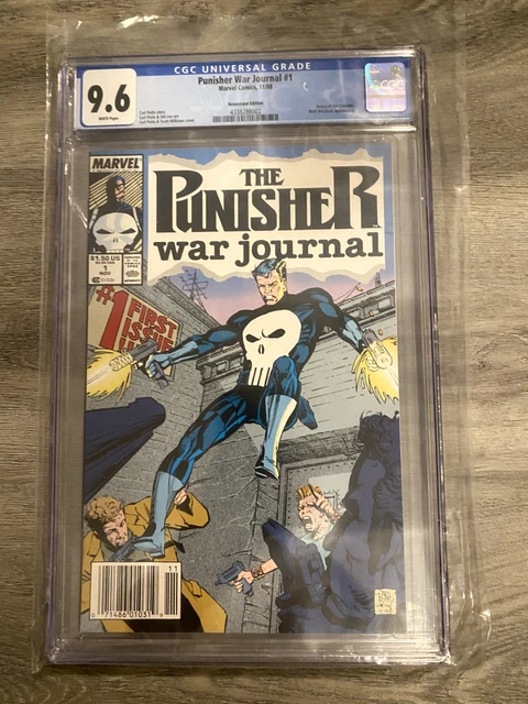 Punisher War Journal 1 CGC 9.6 White  1988 Carl Potts Jim Lee Scott Williams Art