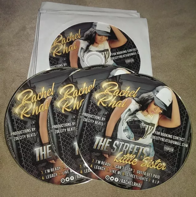 Custom CD Duplication & Printing w/ Free Sleeves (10)