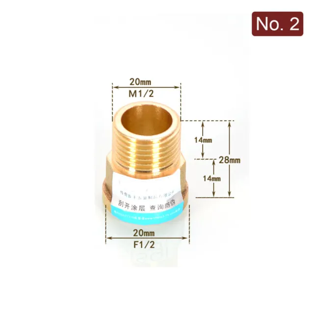 BRASS PIPE FITTINGS Threaded Coupler Double Ended Joint Connector In Yellow  £2.35 - PicClick UK