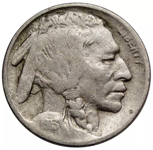 ETATS-UNIS 5 Cents Buffalo Nickel 1913 KM# 134