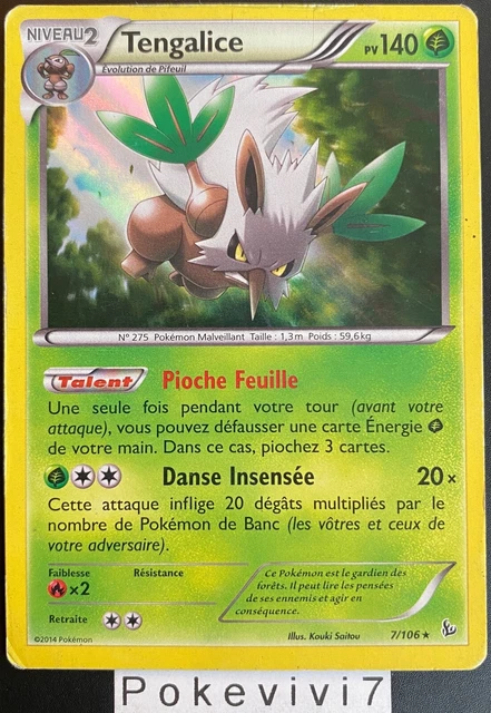 Pokemon Card TENGALICE 7/106 Holo XY2 Sparks FR USED